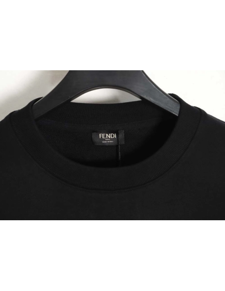 FENDI Fendi FD fake pocket monster eyes round neck sweatshirt_CM_1,Fendi Sweatshirt,Sweatshirt,APPAREL