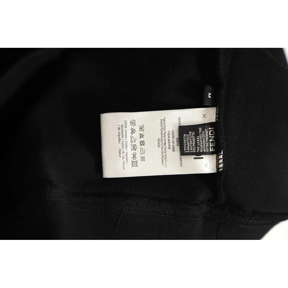 FENDI Fendi FD fake pocket monster eyes round neck sweatshirt_CM_1,Fendi Sweatshirt,Sweatshirt,APPAREL