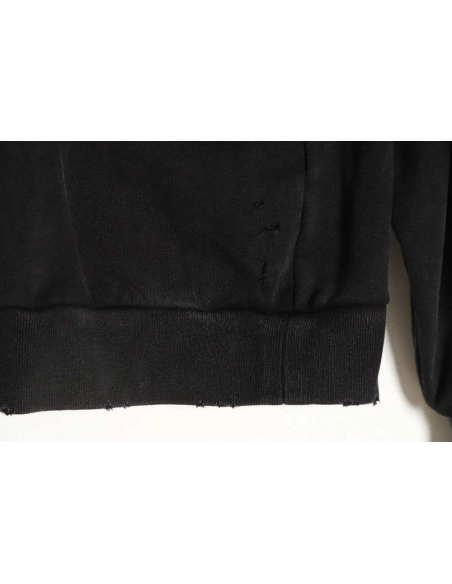 Balenciaga Balenciaga 23FW pierced buckle washed round neck sweatshirt,Balenciaga Sweatshirt,Sweatshirt,APPAREL
