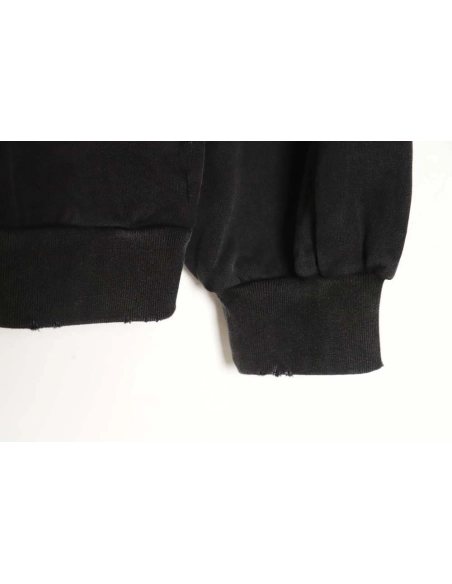 Balenciaga Balenciaga 23FW pierced buckle washed round neck sweatshirt,Balenciaga Sweatshirt,Sweatshirt,APPAREL