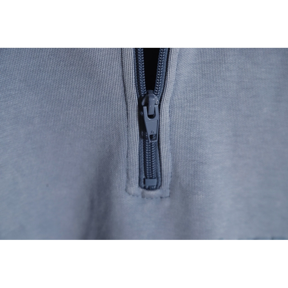 Alexander Wang 23SS foam threedimensional small letter print halfzip pullover sweatshirt,Alexander Wang Sweatshirt,Sweatshirt,AP