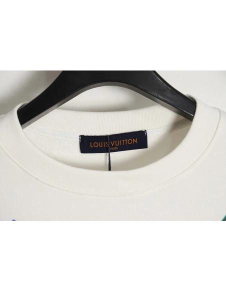 Louis vuitton colorful printed beaded chain sweatshirt,Louis Vuitton Sweatshirt,Sweatshirt,APPAREL