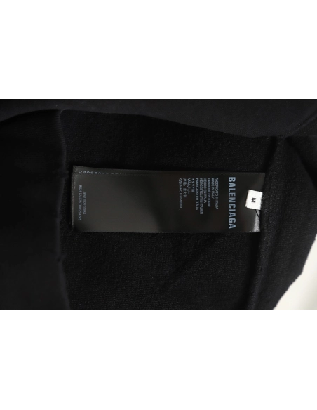 Balenciaga gradient washed destroyed handpainted cursive lettering crew neck sweatshirt,Balenciaga Sweatshirt,Sweatshirt,APPAREL