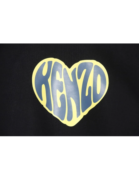 Kenzo 23FW small love printed round neck sweatshirt,Kenzo Sweatshirt,Sweatshirt,APPAREL