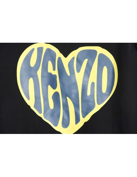 Kenzo 23FW small love printed round neck sweatshirt,Kenzo Sweatshirt,Sweatshirt,APPAREL