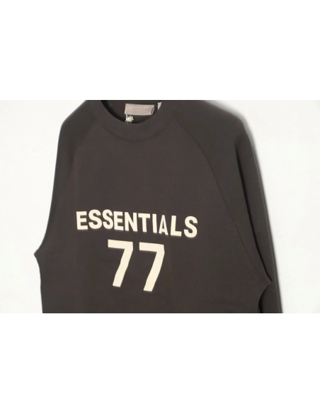 FEAR OF GOD essential multithread flocked 77 printed round neck sweatshirt,Fear of God Sweatshirt,Sweatshirt,APPAREL