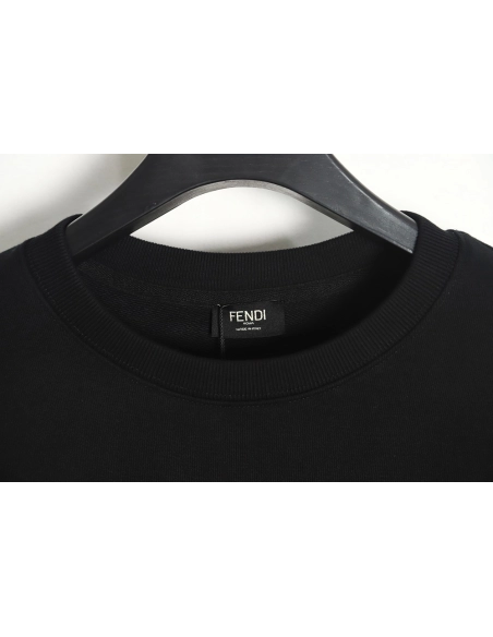 Fendi 23Fw Exploded Pattern Laminated Monster Eyes Sweatshirt,Fendi Sweatshirt,Sweatshirt,APPAREL