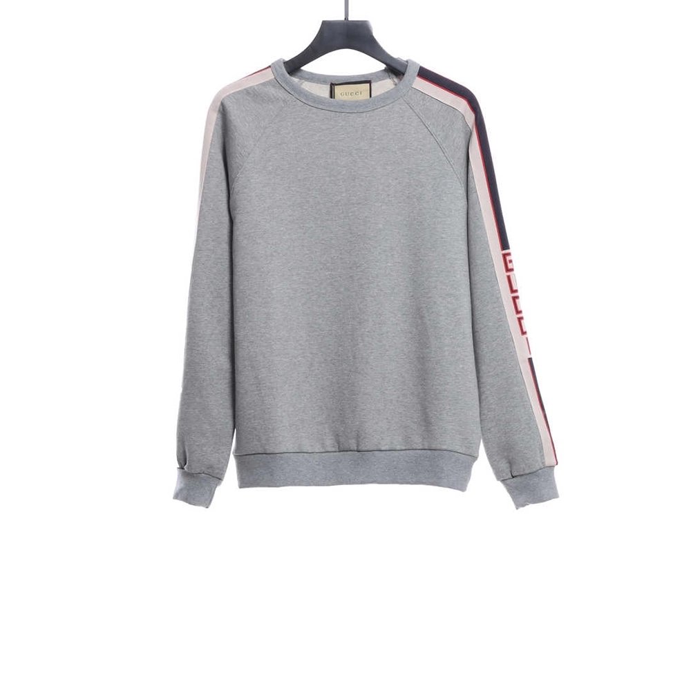Gucci Classic Double Sided Webbing Sweatshirt,Gucci Sweatshirt,Sweatshirt,APPAREL