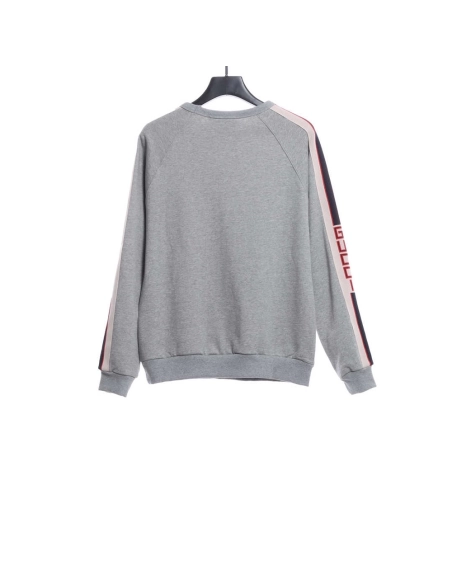 Gucci Classic Double Sided Webbing Sweatshirt,Gucci Sweatshirt,Sweatshirt,APPAREL