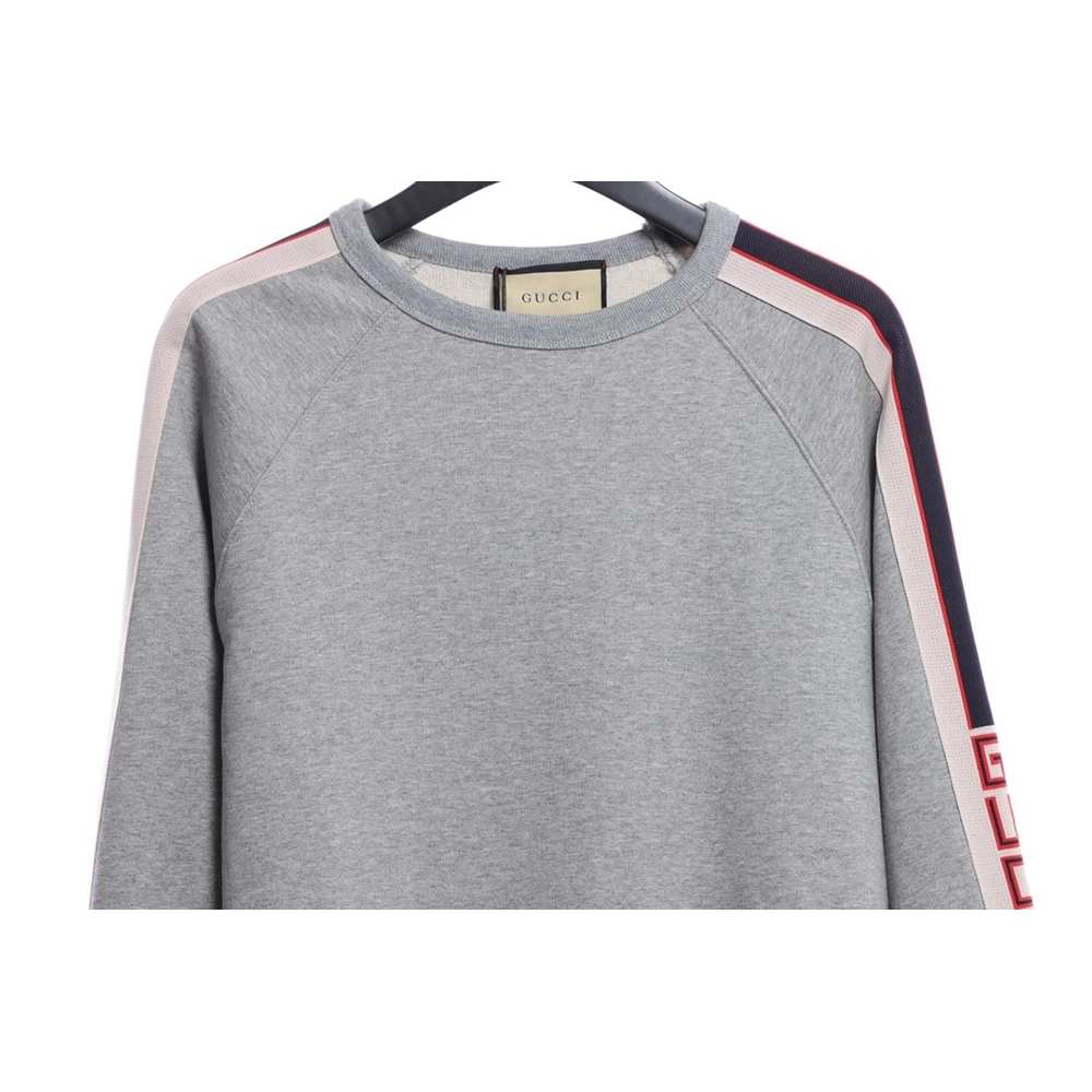 Gucci Classic Double Sided Webbing Sweatshirt,Gucci Sweatshirt,Sweatshirt,APPAREL