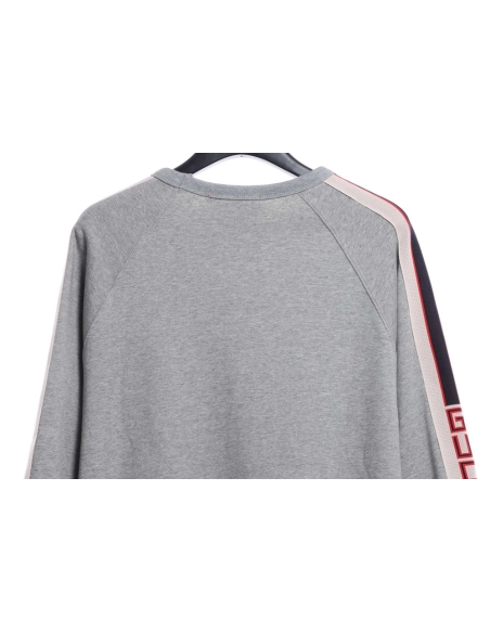 Gucci Classic Double Sided Webbing Sweatshirt,Gucci Sweatshirt,Sweatshirt,APPAREL