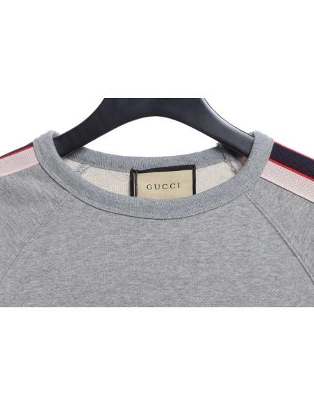 Gucci Classic Double Sided Webbing Sweatshirt,Gucci Sweatshirt,Sweatshirt,APPAREL