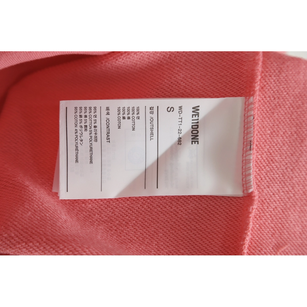 WE11 DONE 22FW Neon Barrage Crew Neck Sweatshirt,We11done Sweatshirt,Sweatshirt,APPAREL