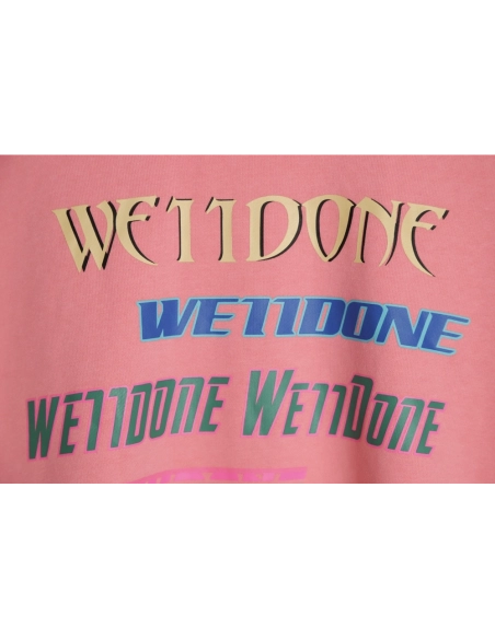 WE11 DONE 22FW Neon Barrage Crew Neck Sweatshirt,We11done Sweatshirt,Sweatshirt,APPAREL