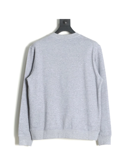 Prada classic embroidered logo crew neck sweatshirt,Prada Sweatshirt,Sweatshirt,APPAREL