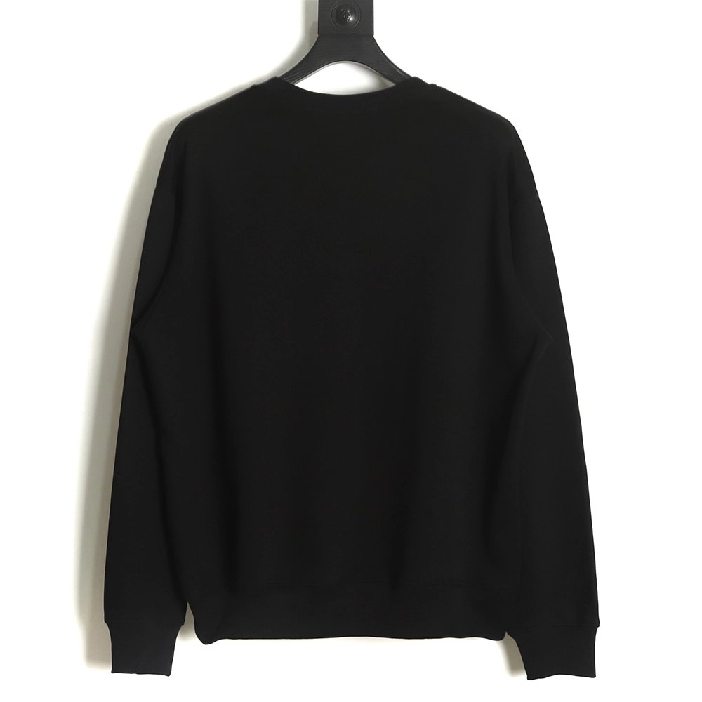 Alexander Wang 22FW Twisted Letters Crewneck Sweatshirt TSK1,Alexander Wang Sweatshirt,Sweatshirt,APPAREL