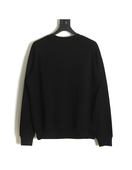 Alexander Wang 22FW Twisted Letters Crewneck Sweatshirt TSK1,Alexander Wang Sweatshirt,Sweatshirt,APPAREL