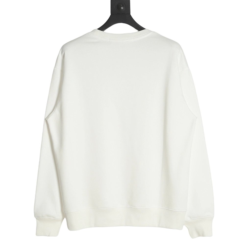 Alexander Wang 22FW Twisted Letters Crewneck Sweatshirt,Alexander Wang Sweatshirt,Sweatshirt,APPAREL