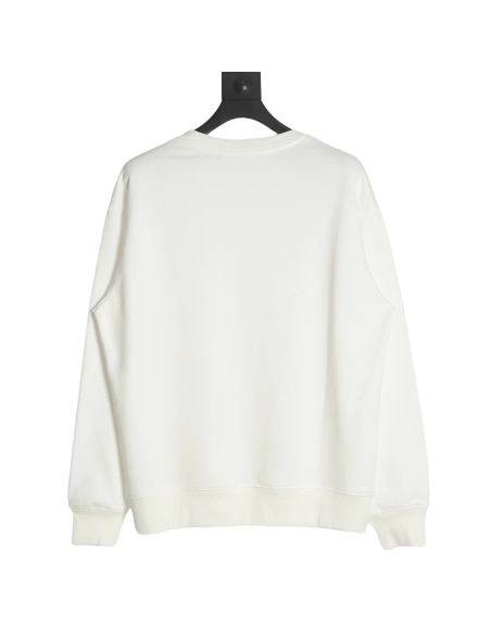 Alexander Wang 22FW Twisted Letters Crewneck Sweatshirt,Alexander Wang Sweatshirt,Sweatshirt,APPAREL