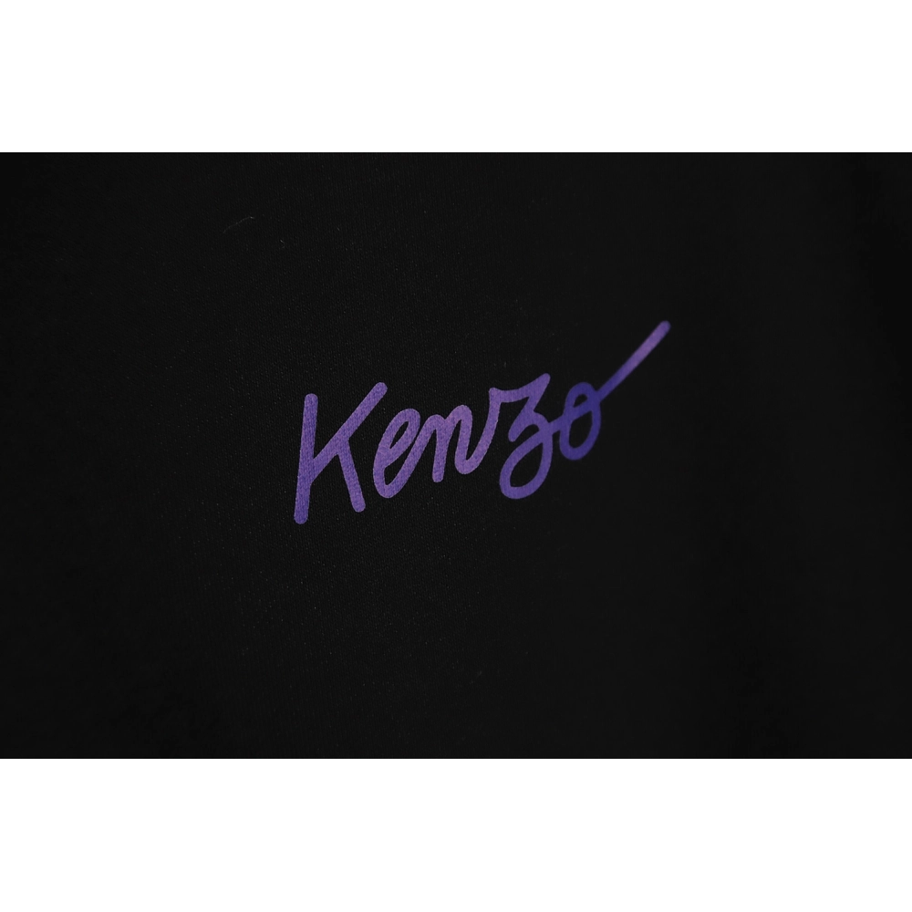 Kenzo 22FW begonia print crew neck sweatshirt TSK1,Kenzo Sweatshirt,Sweatshirt,APPAREL