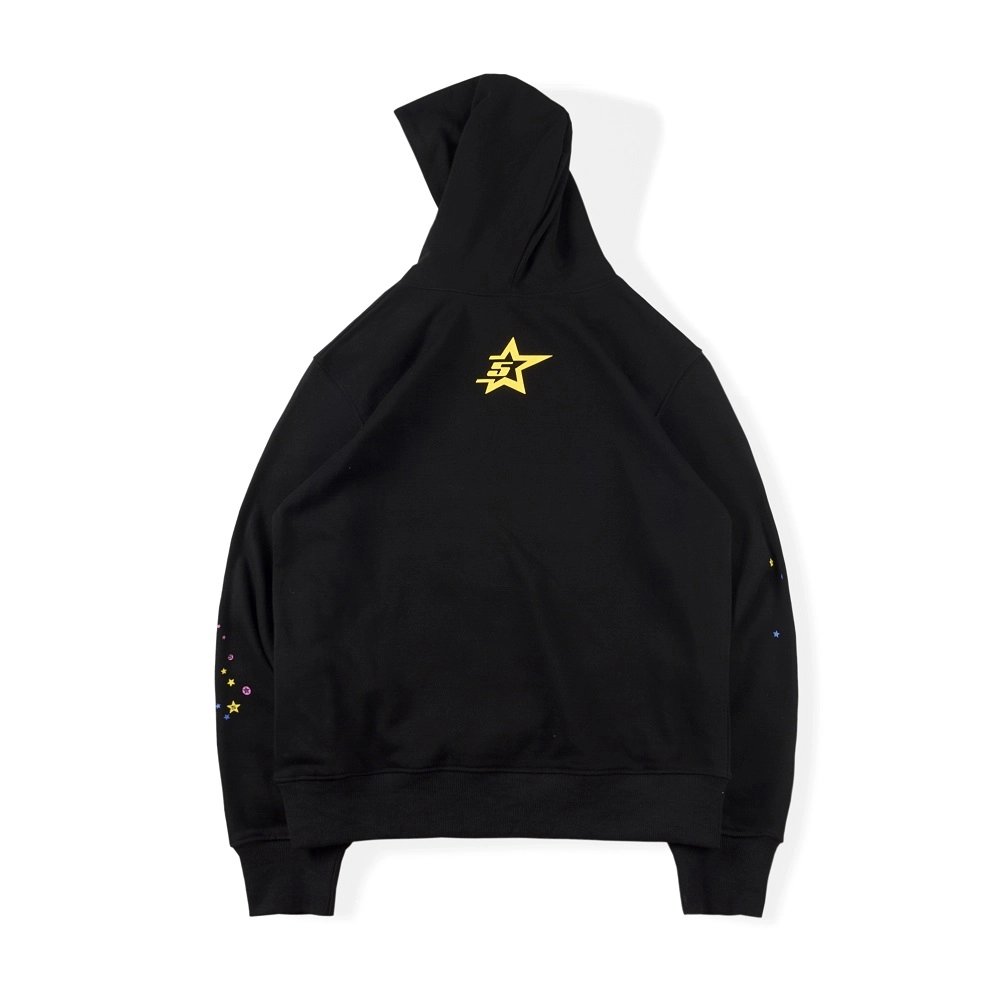 Pink Black Sp5der Hoodie,Sp5der Hoodie,HOODIE,Clothing