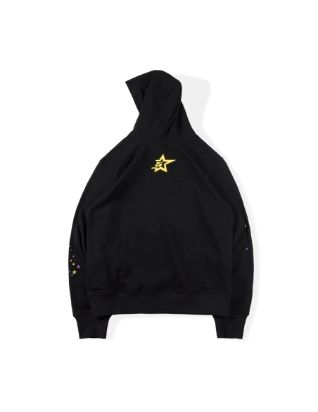 Pink Black Sp5der Hoodie,Sp5der Hoodie,HOODIE,Clothing