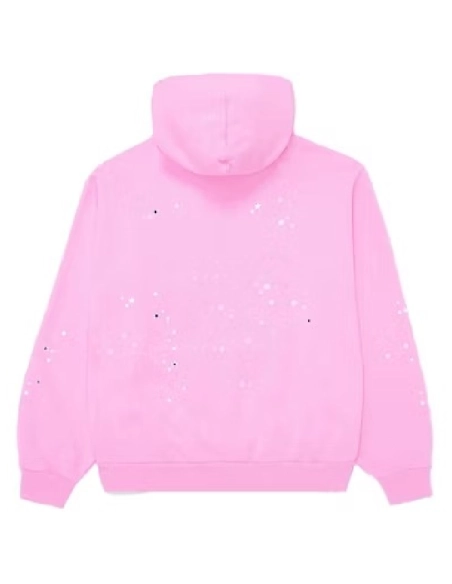 Sp5der Atlanta Hoodie Pink,Sp5der Hoodie,HOODIE,Clothing