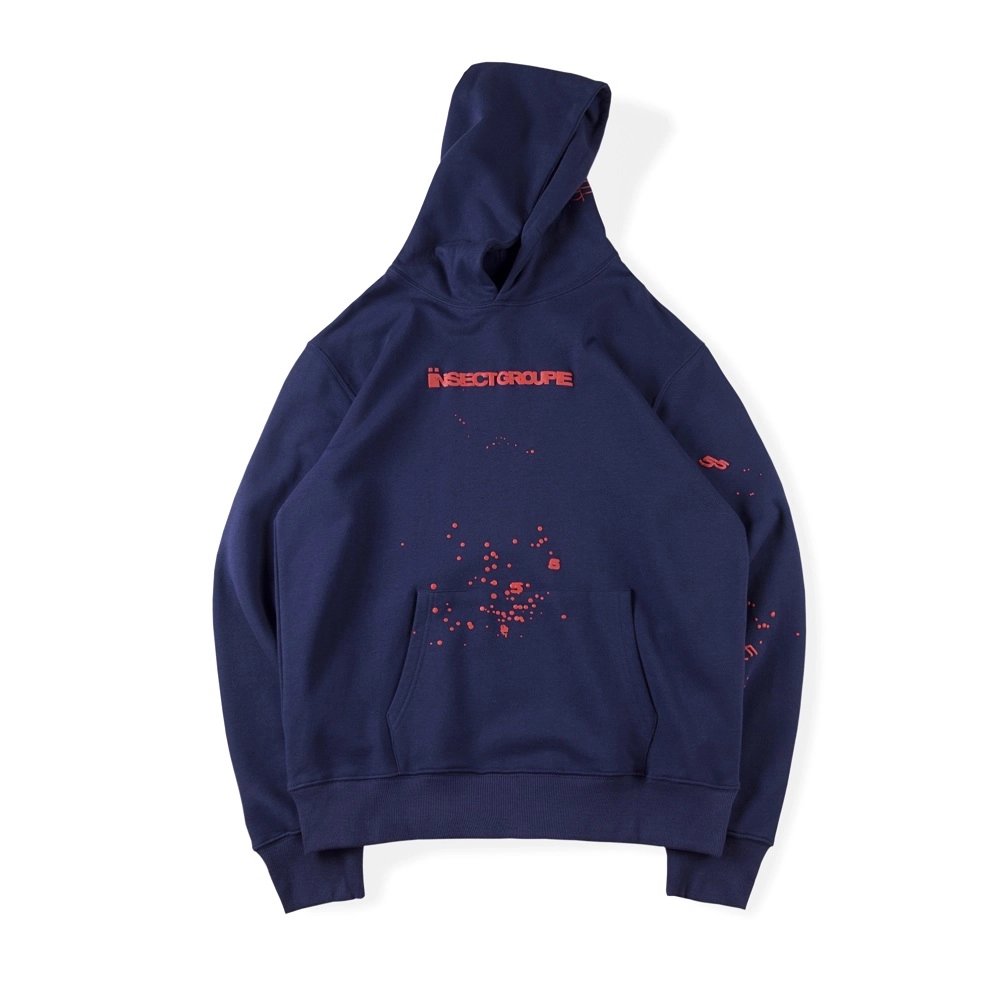 Insectgroupie Blue Spider Hoodie,Sp5der Hoodie,HOODIE,Clothing