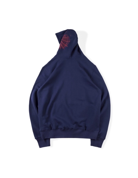 The Blue Sp5der 555 Hoodie,Sp5der Hoodie,HOODIE,Clothing