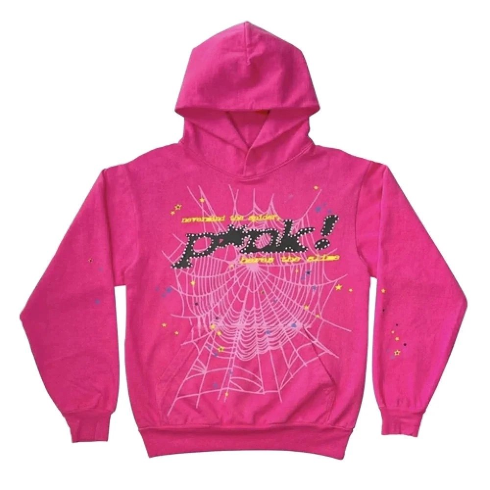 Pink Sp5der Worldwide Tracksuit,Sp5der Tracksuit,SUIT,Clothing