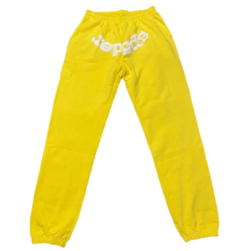 Young Thug Yellow Sp5der Worldwide Tracksuit,Sp5der Tracksuit,SUIT,Clothing