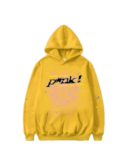 Young Thug Yellow Sp5der 555 Tracksuit,Sp5der Tracksuit,SUIT,Clothing