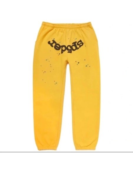 Young Thug Yellow Sp5der 555 Tracksuit,Sp5der Tracksuit,SUIT,Clothing