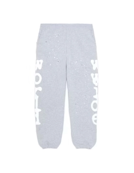 Sp5der Beluga Sweatpants Heather Grey,Sp5der Sweatpants,CASUAL PANTS,Clothing