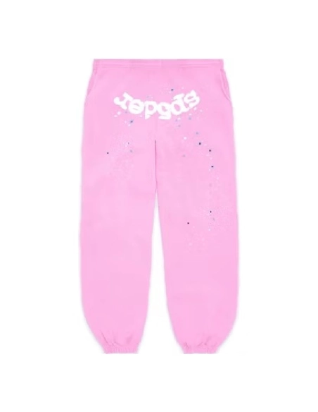 Sp5der Atlanta Sweatpants Pink,Sp5der Sweatpants,CASUAL PANTS,Clothing