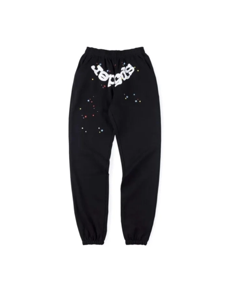 Websuit Black Sp5der Sweatpant,Sp5der Sweatpants,CASUAL PANTS,Clothing