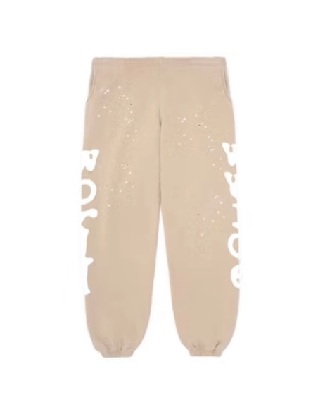 Sp5der Beluga Sweatpants Light Brown,Sp5der Sweatpants,CASUAL PANTS,Clothing