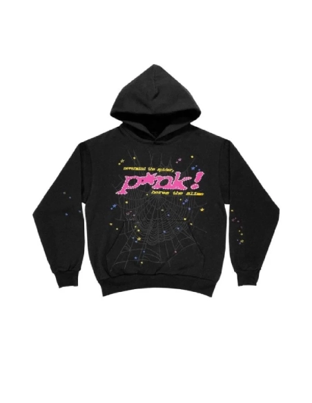 Pink! Young Thug Black Sp5der Tracksuit,Sp5der Tracksuit,SUIT,Clothing
