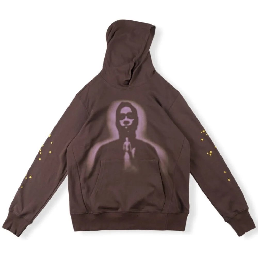 Sp5der Thug Brown Sp5der Hoodie,Sp5der Hoodie,HOODIE,Clothing