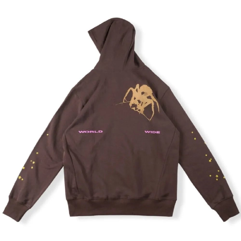 Sp5der Thug Brown Sp5der Hoodie,Sp5der Hoodie,HOODIE,Clothing