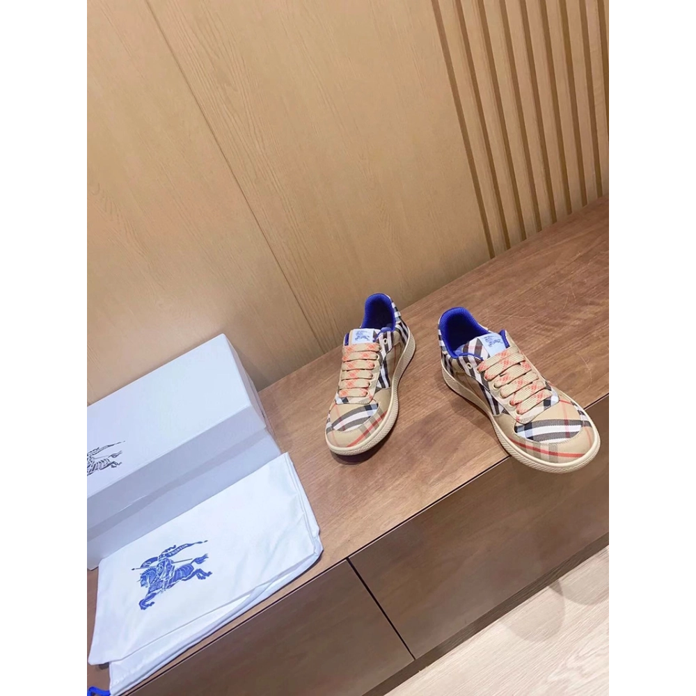 Burberry Check Terrace Sneakers BBR-80953721,BURBERRY SNEAKERS,Other Brand Sneakers