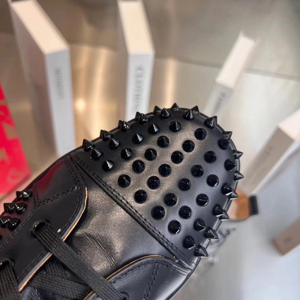 Christian Louboutin Louis Spikes Sneakers Black CL-83B049,Christian Louboutin Sneakers,Other Brand Sneakers