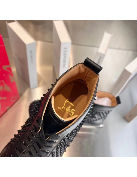 Christian Louboutin Louis Spikes Sneakers Black CL-83B049,Christian Louboutin Sneakers,Other Brand Sneakers