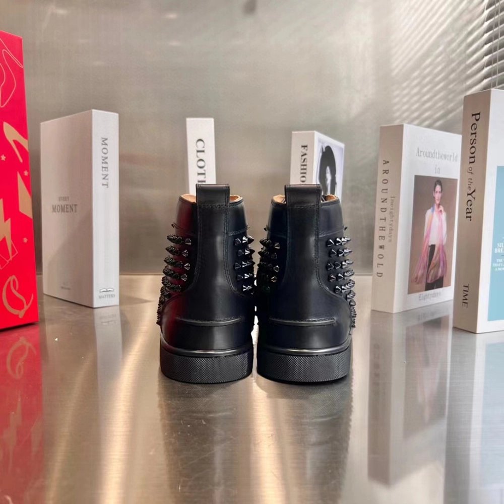 Christian Louboutin Louis Spikes Sneakers Black CL-83B049,Christian Louboutin Sneakers,Other Brand Sneakers