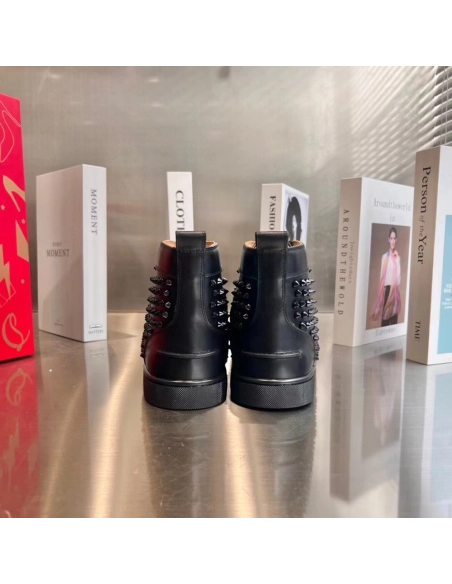 Christian Louboutin Louis Spikes Sneakers Black CL-83B049,Christian Louboutin Sneakers,Other Brand Sneakers