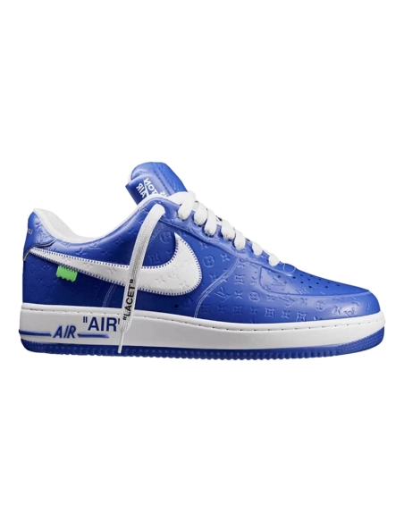 Louis Vuitton x Air Force 1 Low Team Royal Friends Family MS1211-300,NIKE AIR FORCE,NIKE SHOES