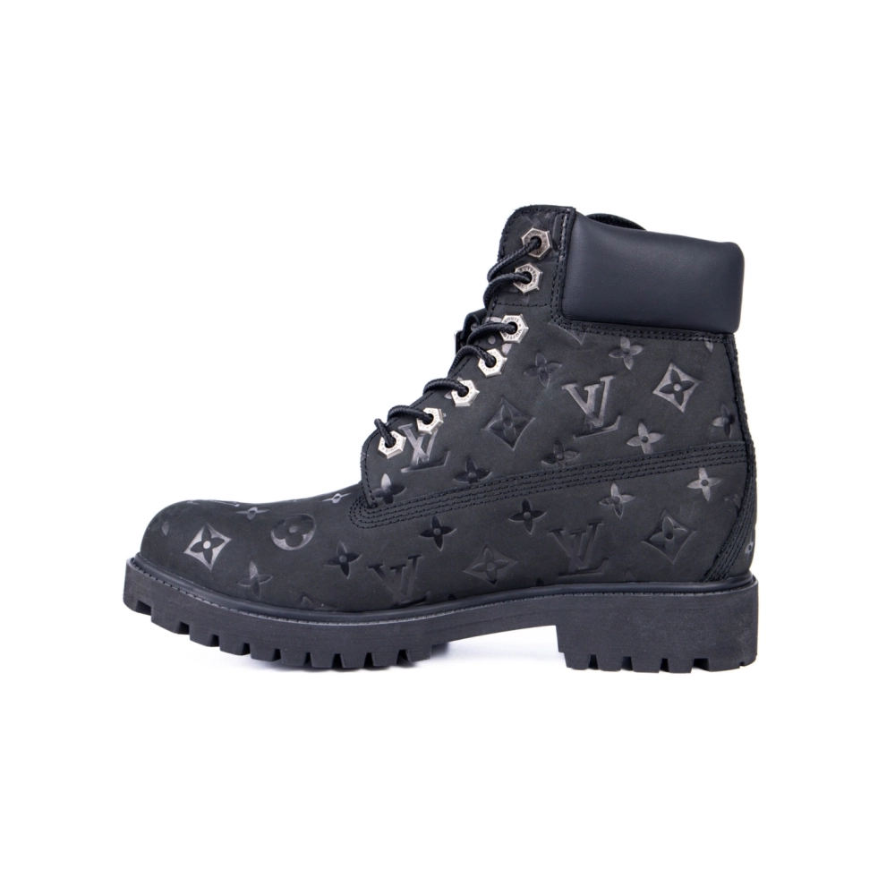 Louis Vuitton x Timberland cobranded Martin boots black 1AD73D,Louis Vuitton Boots,LOUIS VUITTON Sneakers,Other Brand Sneakers