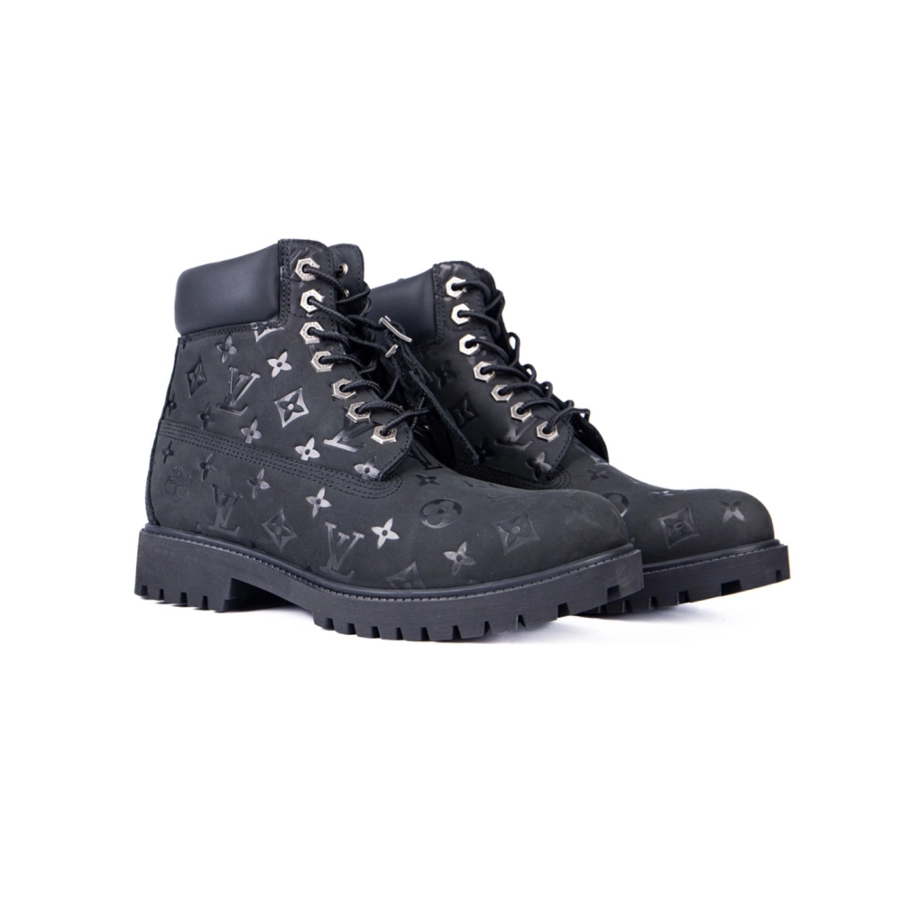 Louis Vuitton x Timberland cobranded Martin boots black 1AD73D,Louis Vuitton Boots,LOUIS VUITTON Sneakers,Other Brand Sneakers