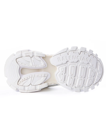 Balenciaga Track Signature Sneaker In White/Black 542436WTRHW-9010,BALENCIAGA TRACK,BALENCIAGA