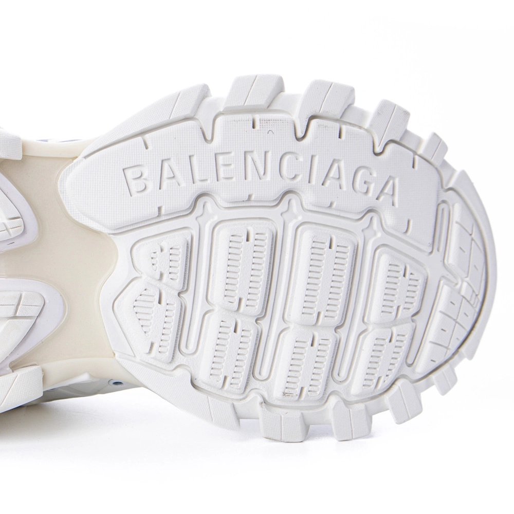 Balenciaga Track Signature Sneaker In White/Black 542436WTRHW-9010,BALENCIAGA TRACK,BALENCIAGA